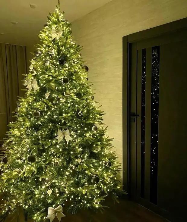 Гирлянда LED на зеленом проводе теплый свет 200 м - фото 2 Гирлянда LED на зеленом проводе теплый свет 200 м - фото 2