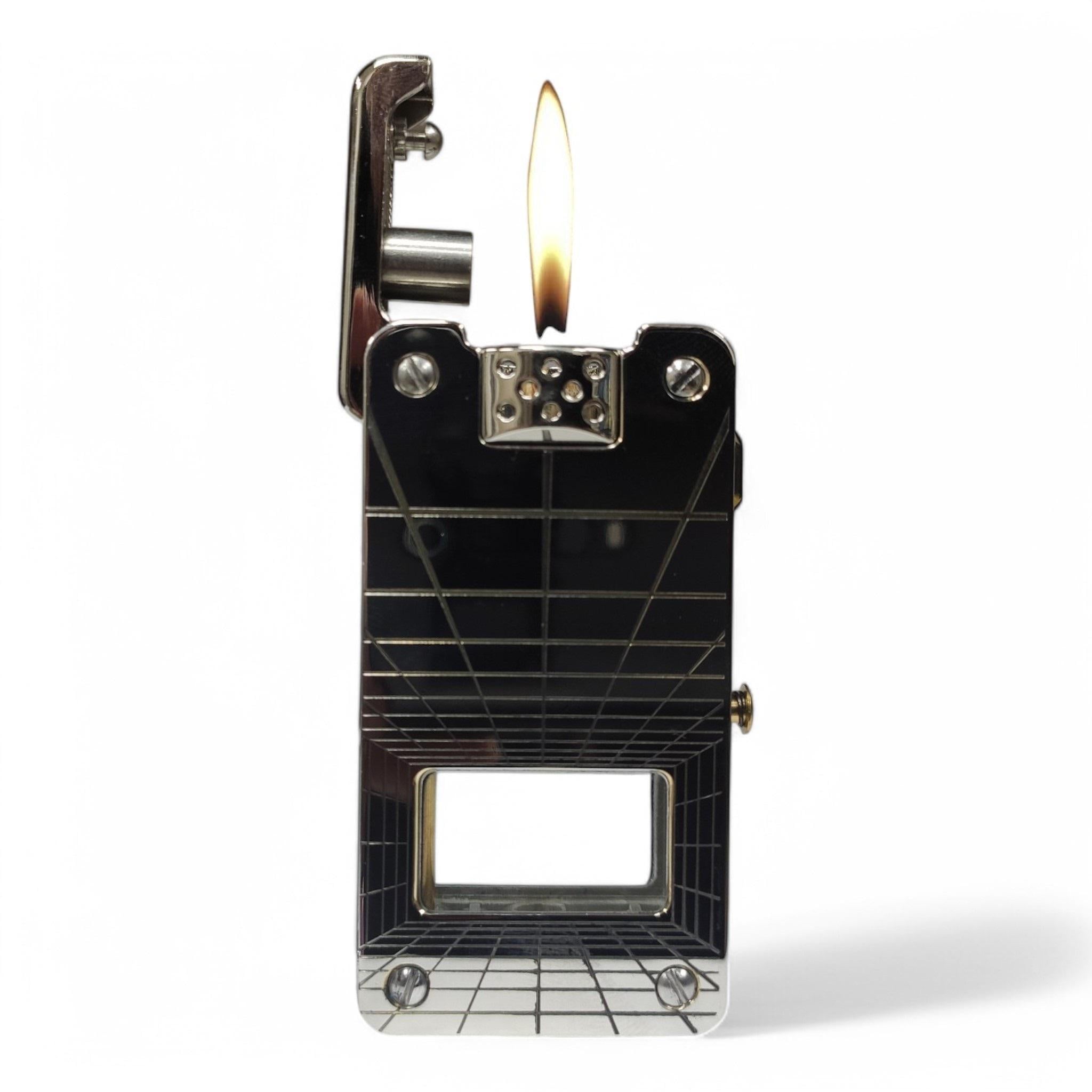 Зажигалка бензиновая Chief Retro CF705 в подарочной упаковке Silver (BS-CF705)