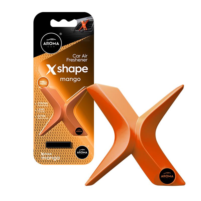 Ароматизатор на дефлектор Aroma Car X SHAPE 10г - MANGO сухой