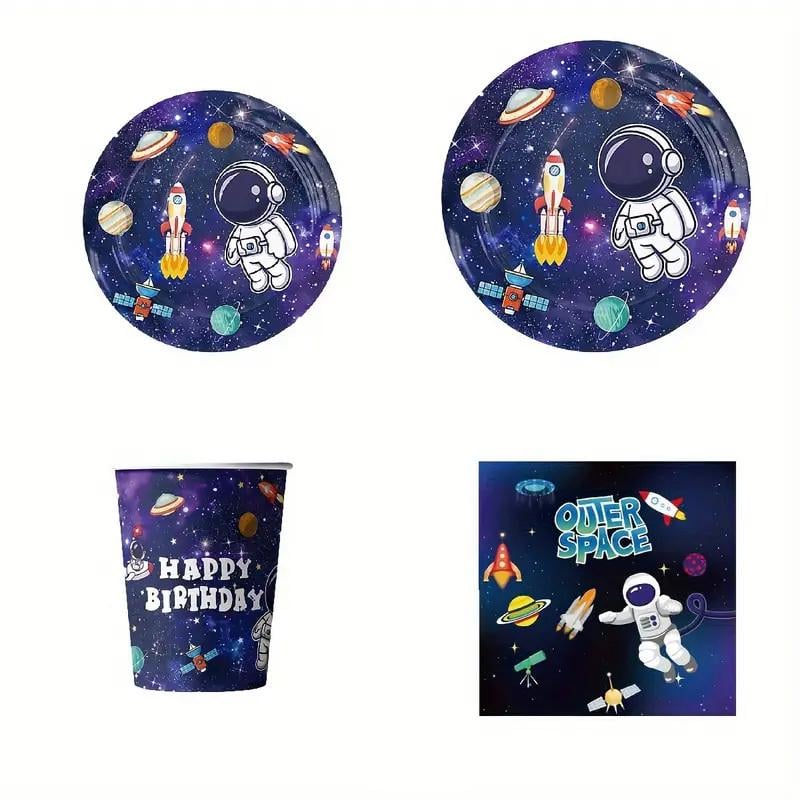 Набір одноразового посуду Космічний дослідник (25018053)
