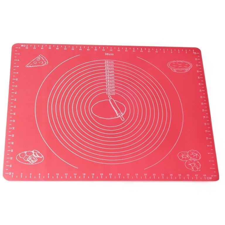 Килимок силіконовий Kamille для розкачування тіста та випічки 50х40 см (KM-7787)