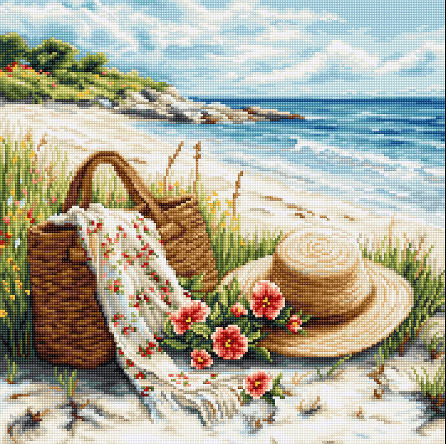 Набор для вышивания крестом Luca-S B732 Эхо лета (B732) Набор для вышивания крестом Luca-S B732 Эхо лета (B732)