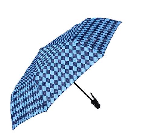 Зонтик-автомат складной School 8 спиц купол 104 см Blue (29042506) - фото 2