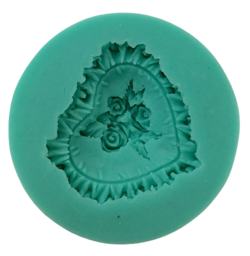 Молд силиконовый Empire Роза в сердце EM8233 5,5 см (442dc3a5)