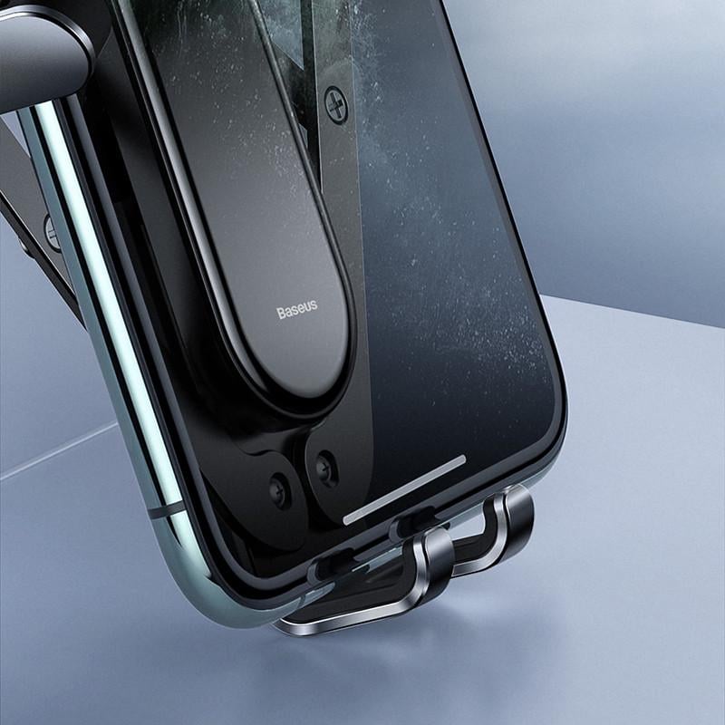 Тримач для телефону BASEUS Penguin gravity phone holder в машину Black - фото 6