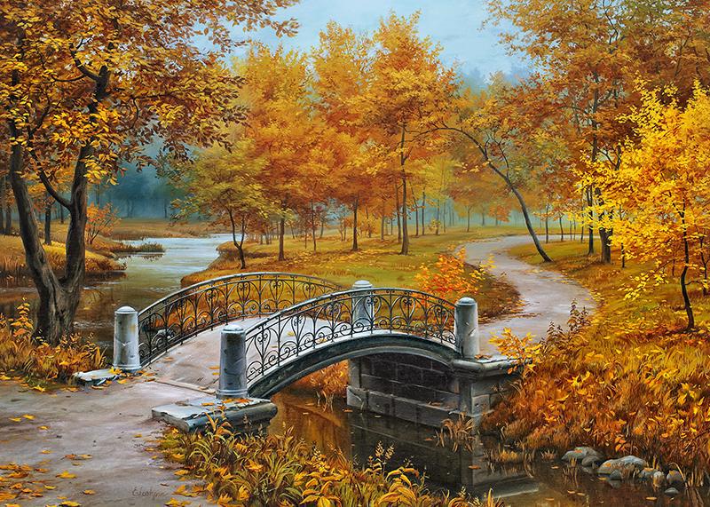 Пазли CherryPazzi «Осінь у старому парку» 50x70 см 1000 деталей (30240)