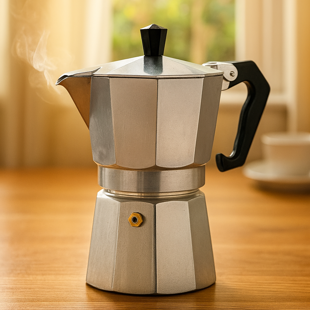 Кофеварка гейзерная для плиты Retro алюминиевая на 12 чашек 1200 мл (03-MH-5173-12) - фото 2 Кофеварка гейзерная для плиты Retro алюминиевая на 12 чашек 1200 мл (03-MH-5173-12) - фото 2