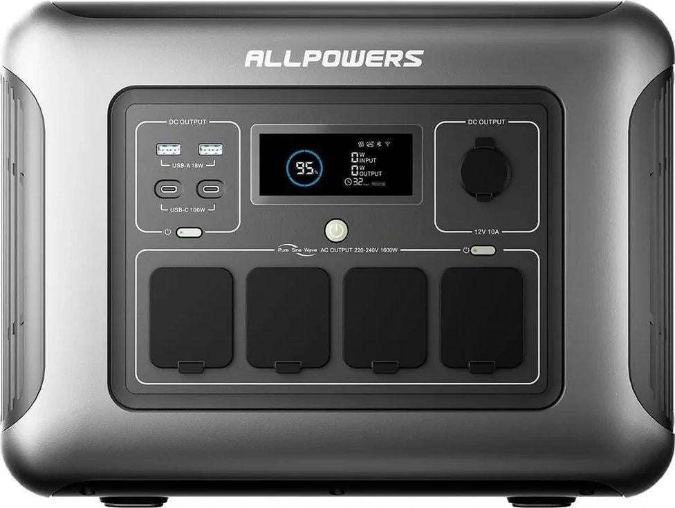 Зарядная станция Allpowers R1500 Lite 1600 Вт LiFePO4 литий-железо-фосфат (37715373)