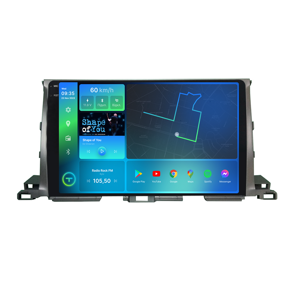 Автомагнитола штатная Torssen 2K F10432 для Toyota Highlander XU 50 2016- г. 4G/Carplay/DSP 4/32 GB 10" (202303518)