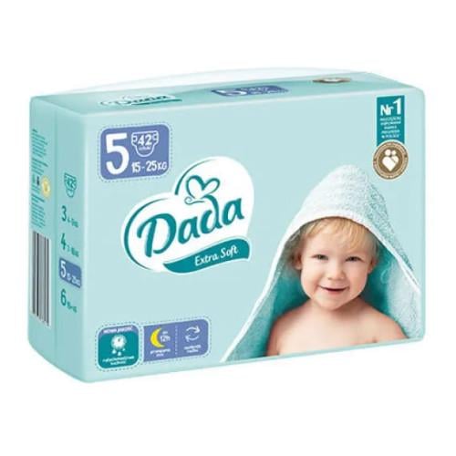 Підгузки дитячі Dada NEW Extra Soft №5 15-25 кг 42 шт. - фото 1