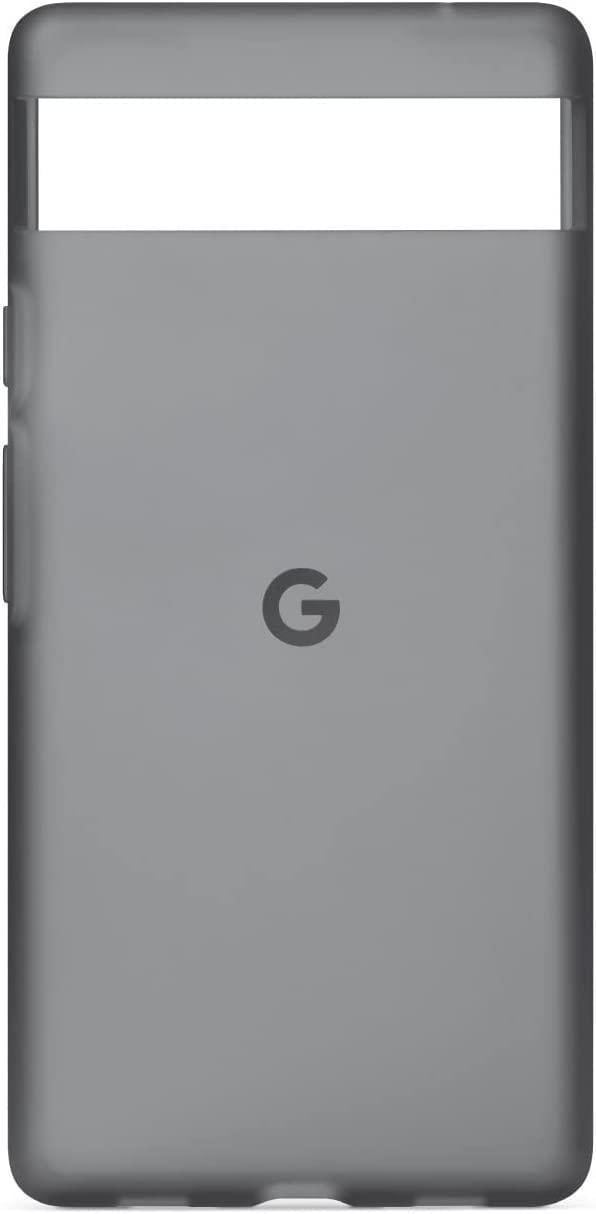 Противоударный оригинальный чехол Official Soft Shell Case GA03706 для Google Pixel 6a (6.1") Charcoal