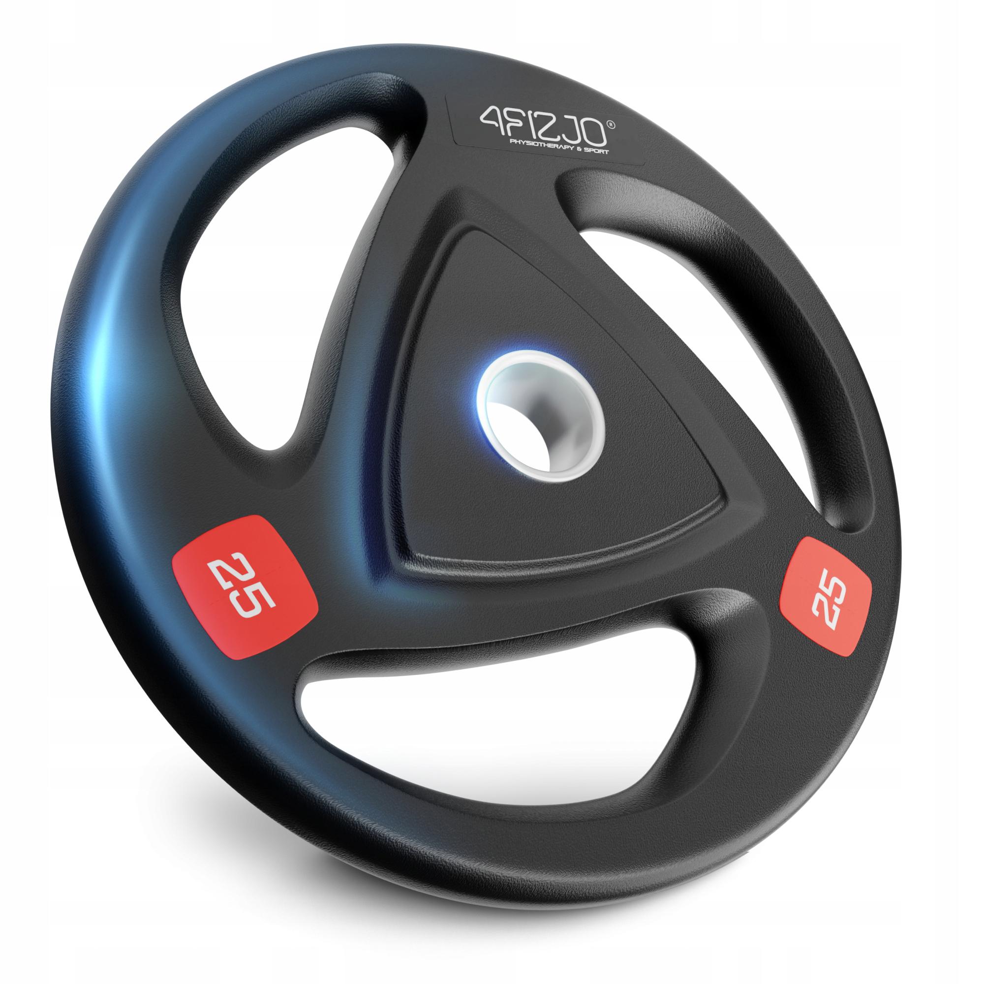 Диск олімпійський 4fizjo металевий/прогумований 1 шт. 25 кг 51 мм Black (P-5905973401302) - фото 1 Диск олімпійський 4fizjo металевий/прогумований 1 шт. 25 кг 51 мм Black (P-5905973401302) - фото 1