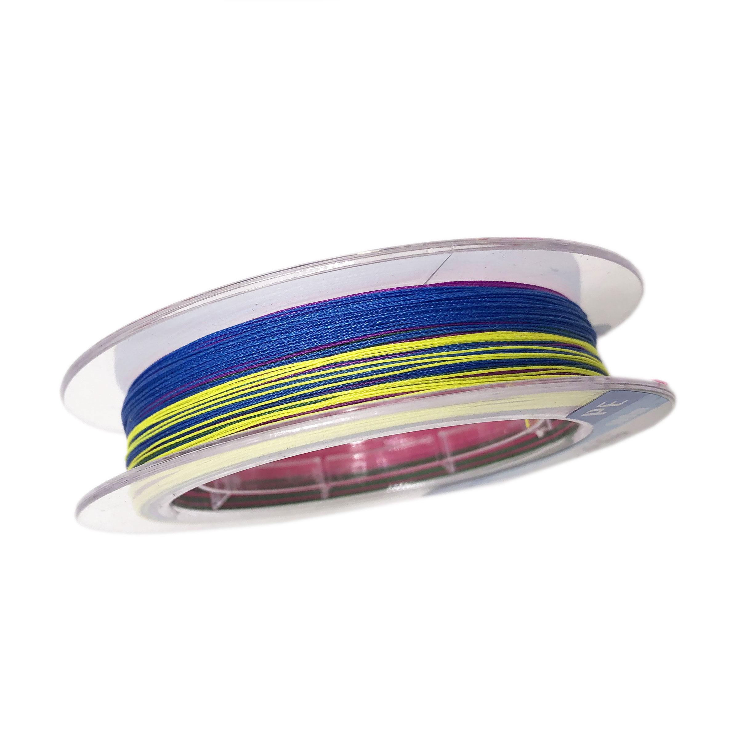 Шнур Aidiao Line Braided PEx4 2.0 100 м 0,235 мм 19,5 кг разноцветный (7878) - фото 2