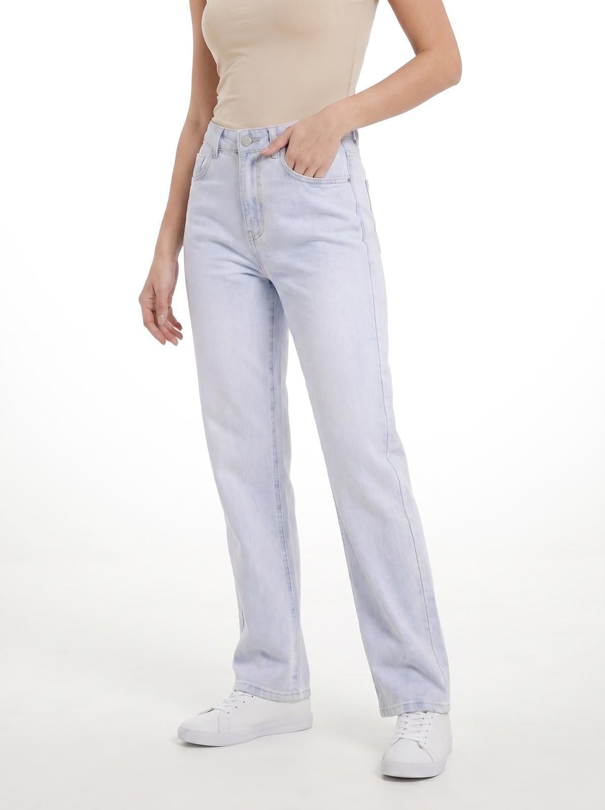 Джинси жіночі straight leg EQUILIBRI W568_033_000 р. 26 Блакитний