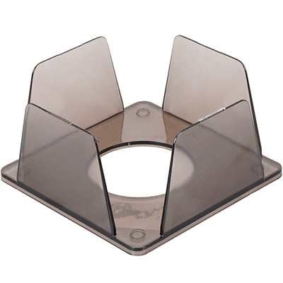 Пластиковий бокс для паперу КІП 90х90х45 мм Димчастий (BOKSKIPдим.)