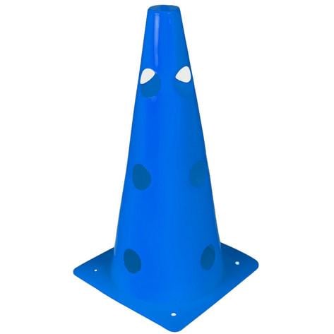 Тренировочный конус Profi для разметки с отверстиями 38 см Синий (MS 4169-2)