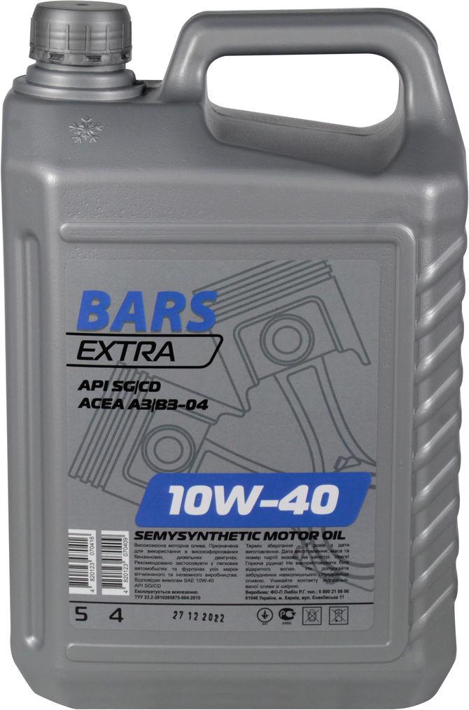 Моторное масло BARS EXTRA бензин/дизель 10W-40 4 л (1407530)