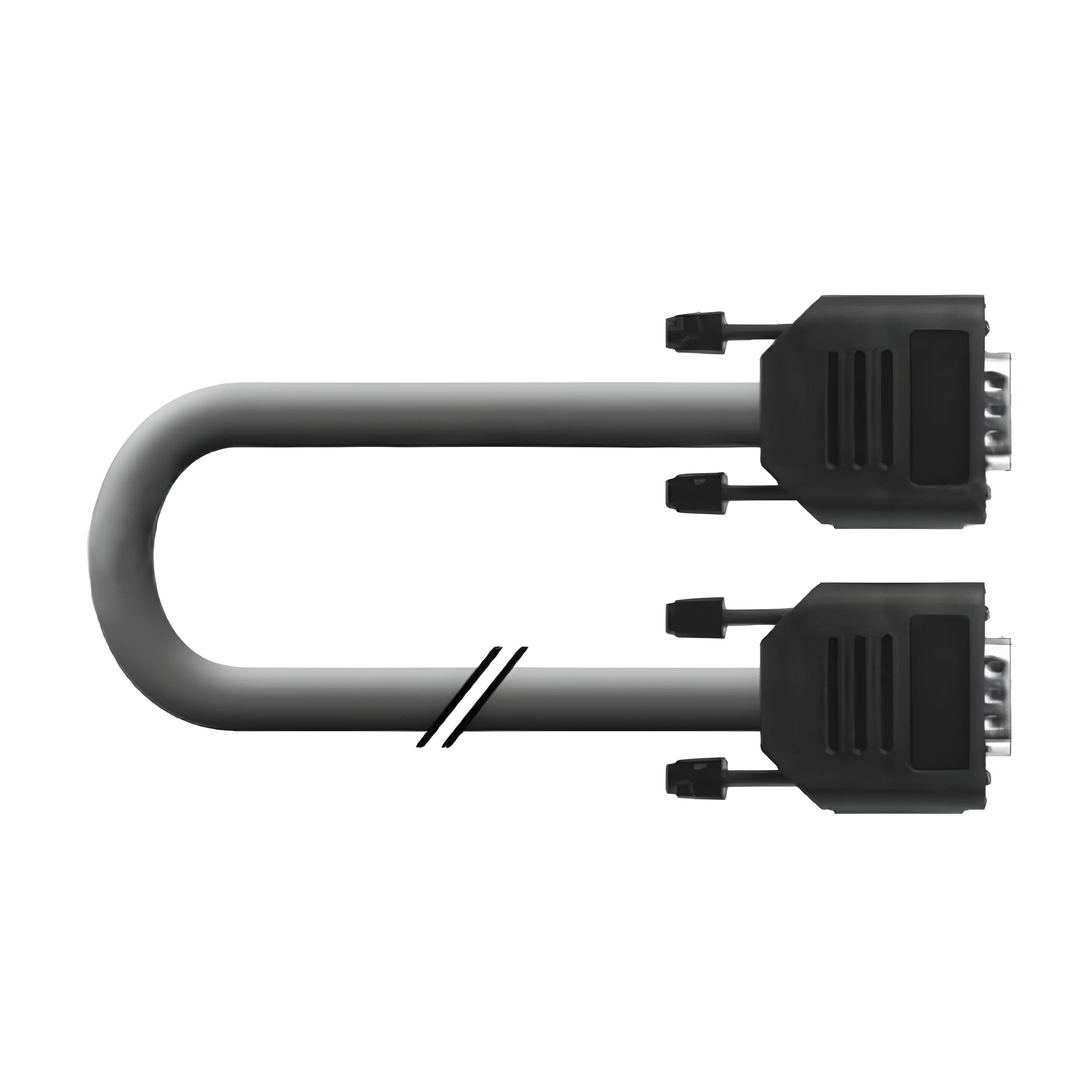 Кабель відео компонентний VGA/RGBHV Basic D-Sub 15-пін/D-Sub 15-пін 1 м (1K-VGA1-01C)