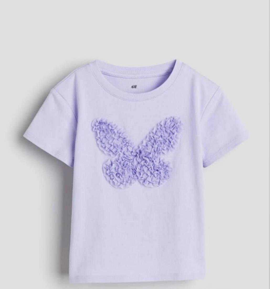 Футболка дитяча H&M 122-128 см Фіолетовий (0954)