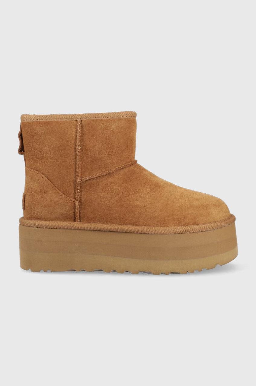 Уги женские UGG Classic Mini Platform р. 40 Коричневый (24222975) - фото 3