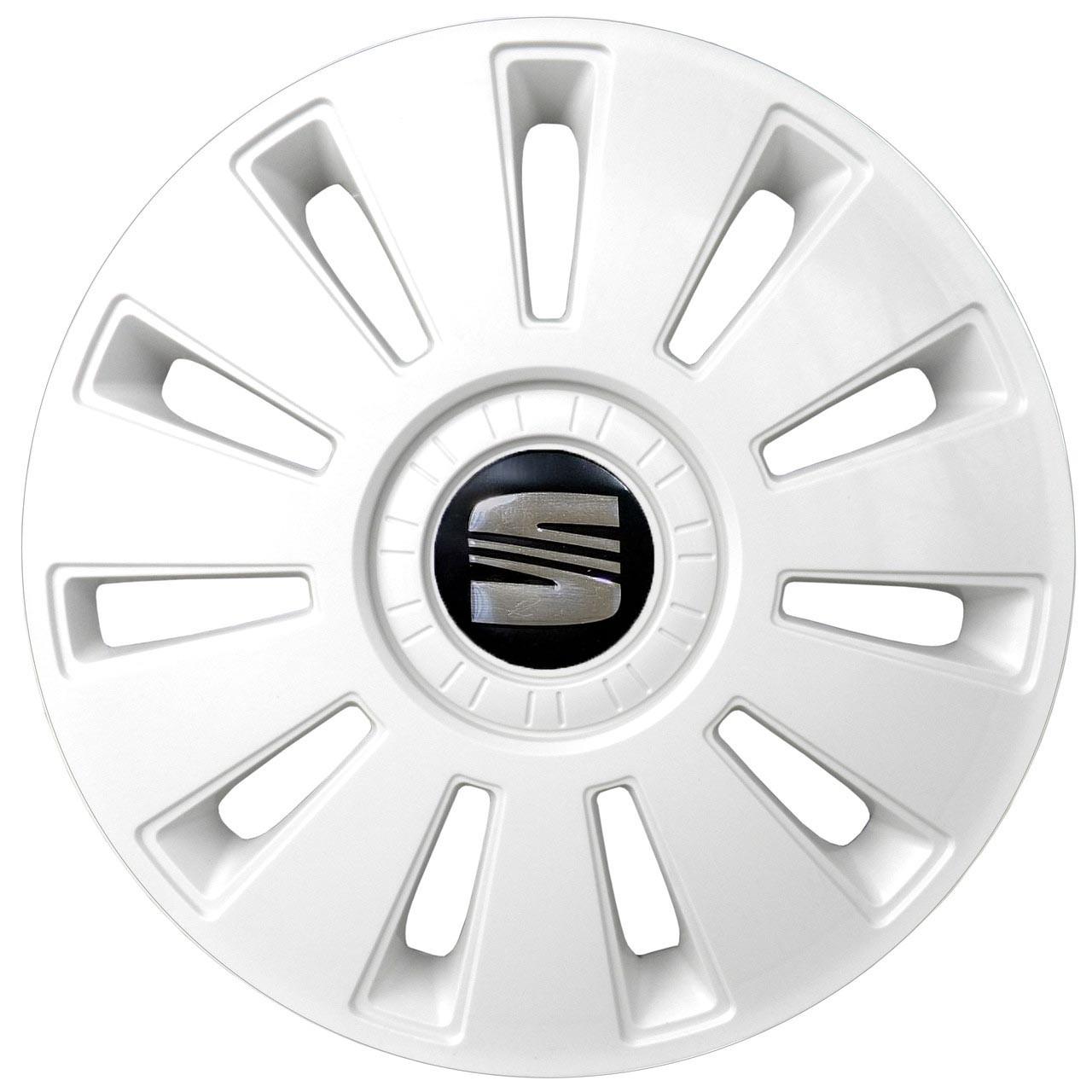 Колпаки для дисков R15 Seat 4 шт. Белый (R15Seat-b)