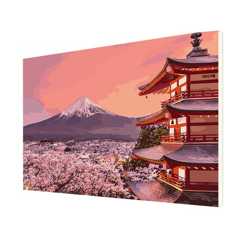 Картина по номерам Lesko DIY ZC3114 "Гора Фудзияма"