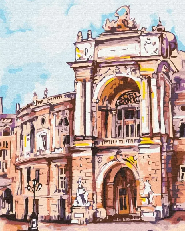 Картина по номерам Brushme Одесский театр 40x50 см (BSM-B53361)