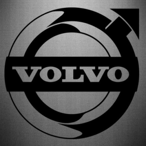 Наклейка Volvo logo 50x48,8 см Черный (21557664)