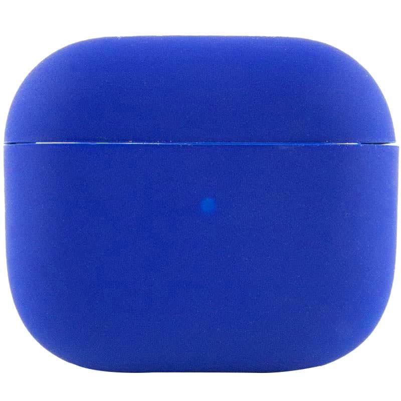 Футляр силиконовый противоударный для наушников AirPods 3 Shiny blue