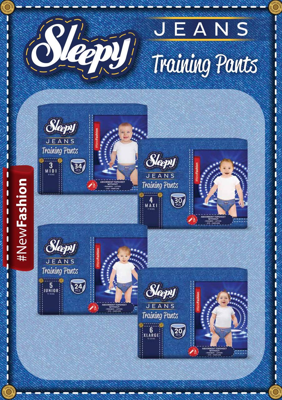 Підгузки-трусики дитячі Sleepy Jeans Junior 5 11-18 кг 24 шт. (000005902) - фото 2