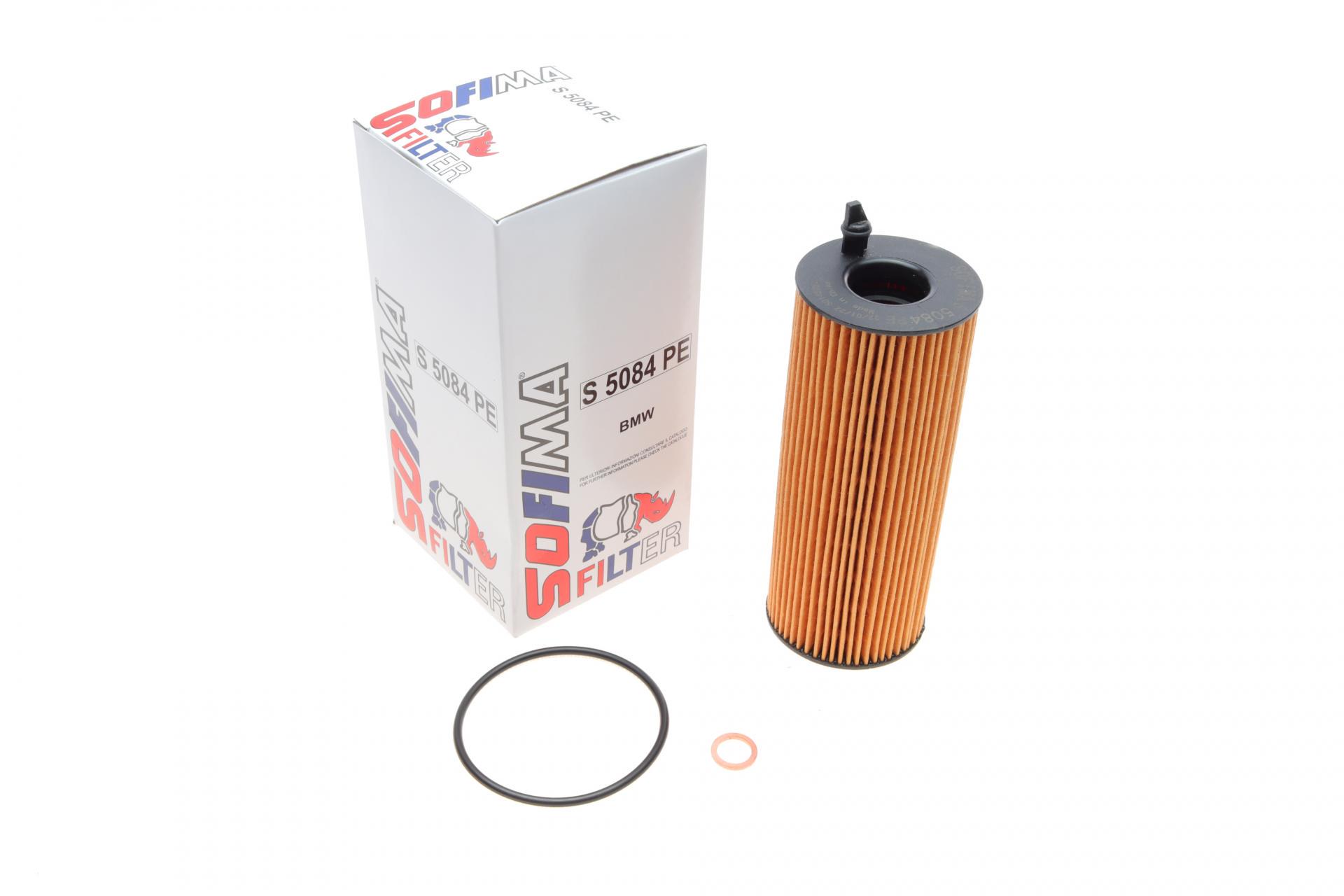 Фільтр масляний SOFIMA для BMW 3 E90/7 F01-04 N47/N57 07-15- (S 5084 PE)