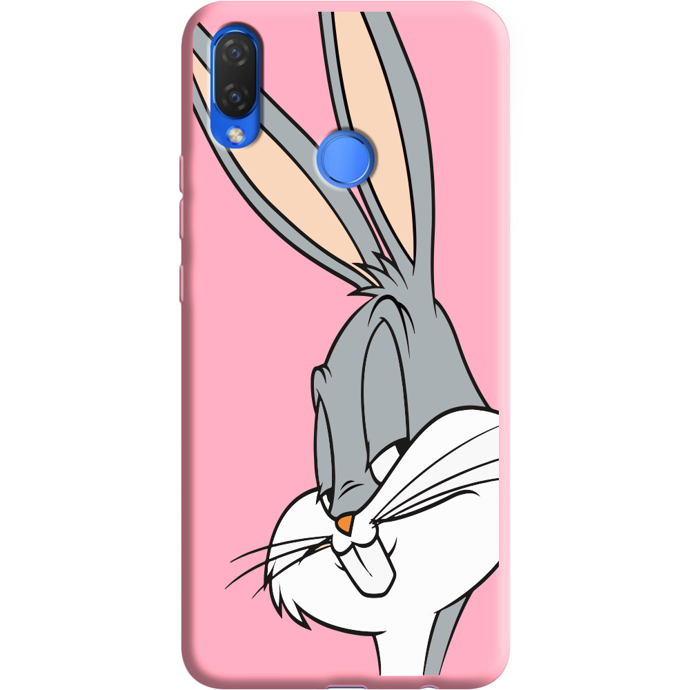 Чехол Boxface Huawei P Smart Plus Lucky Rabbit Розовый силикон (34912-bk81-36132)