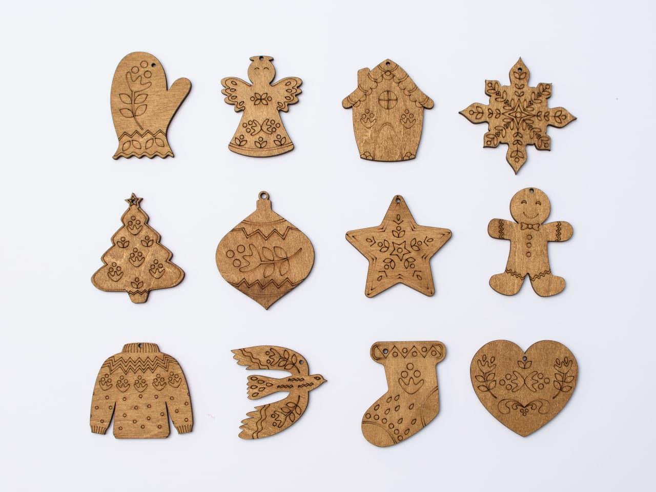 Набір-розмальовка Зробив Тато Різдвяні пряники з фарбою та мотузочками (TOYS20022)