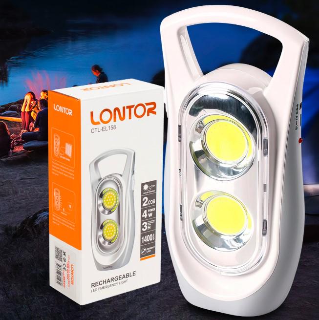 Фонарь аккумуляторный Lontor CTL-EL158 USB LED 4 Вт 1400 mAh (2104618270) - фото 6