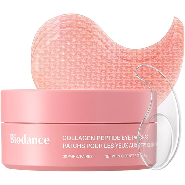 Патчі гідрогелеві для сяйва та молодості шкіри навколо очей Biodance COLLAGEN PEPTIDE EYE PATCHES 30 шт.