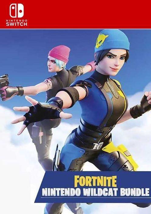 Карта Fortnite Wildcat Bundle + 2000 V-Bucks Дика Кішка + 2000 V-Bucks Nintendo Switch - фото 1