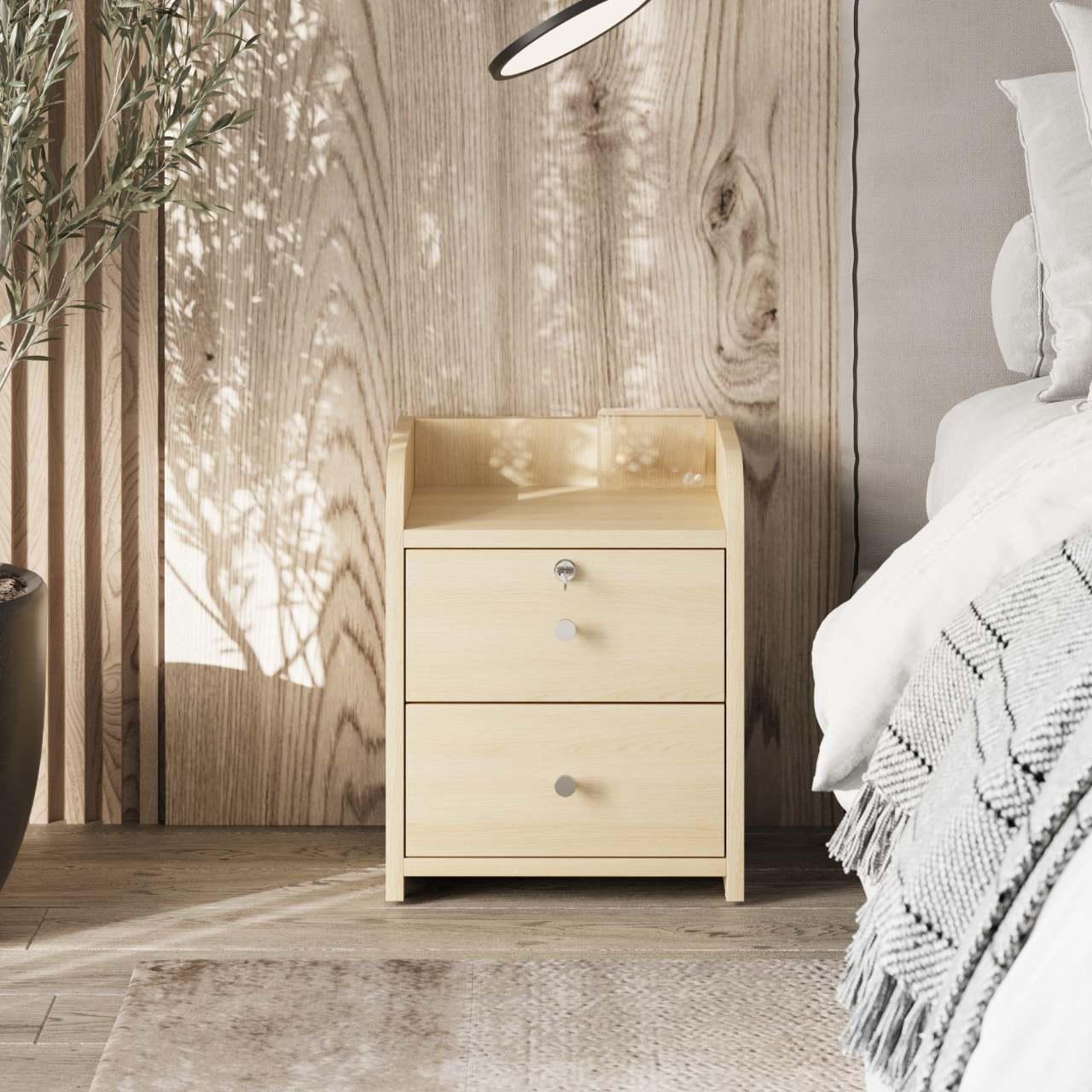 Тумба прикроватная Win Мебель Classic Soft Дуб Винтаж Светлый (27766425) - фото 4 Тумба прикроватная Win Мебель Classic Soft Дуб Винтаж Светлый (27766425) - фото 4