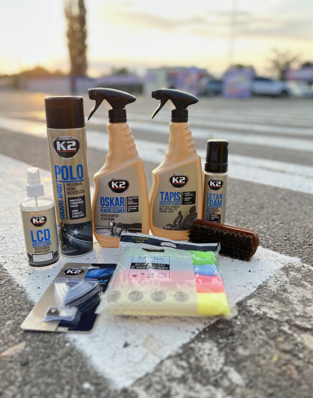 Набор по уходу за салоном авто К2