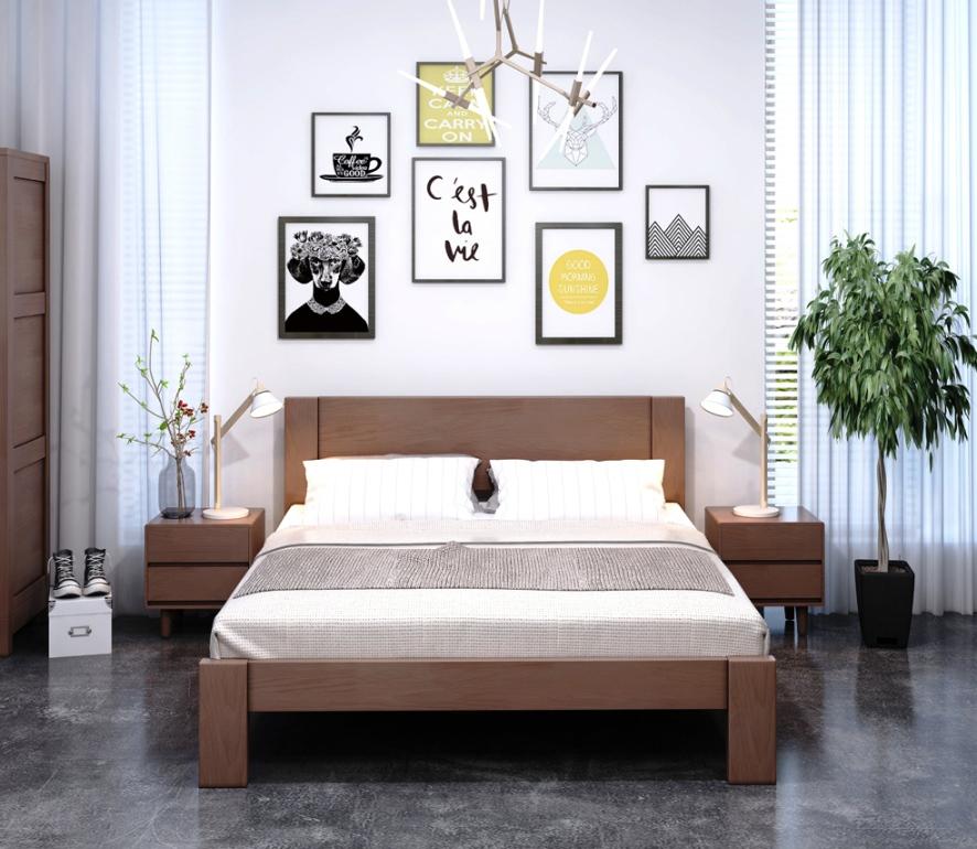 Кровать деревянная Artwood Милан 140х200 см Орех (11664) Кровать деревянная Artwood Милан 140х200 см Орех (11664)