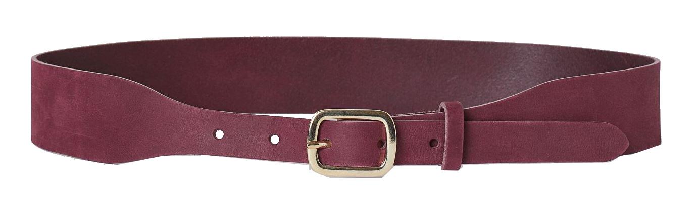 Ремень женский H&M кожаный Бордовый (0729006003)