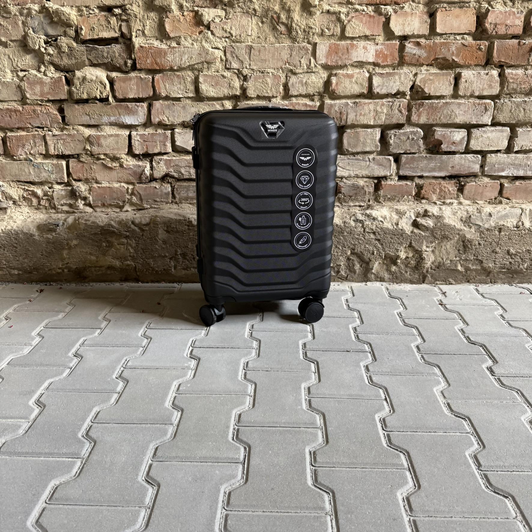 Чемодан Wings PEA01 дорожный S Черный (26557480) - фото 2 Чемодан Wings PEA01 дорожный S Черный (26557480) - фото 2