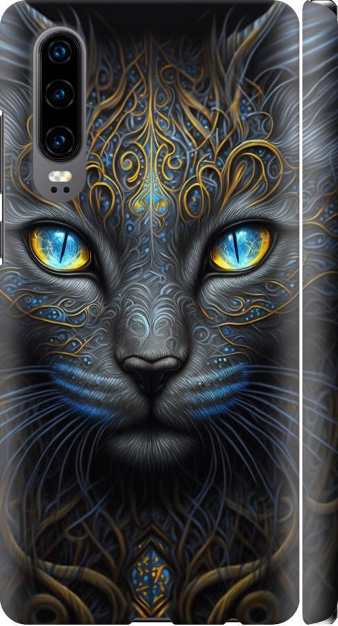 Чехол на Huawei P30 Кошка (5548m-1622-42517)
