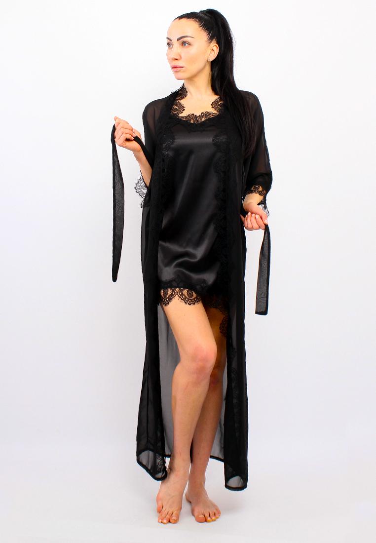 Домашний костюм Ghazel 17111-104/8 Адель р. 50 Черный (5683150)