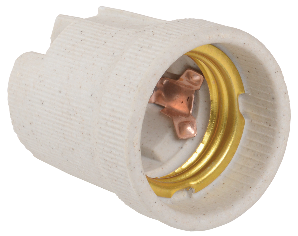 Патрон подвесной УЭК Пкр27-04-К43 E27 керамический (EPC10-04-01-K01)