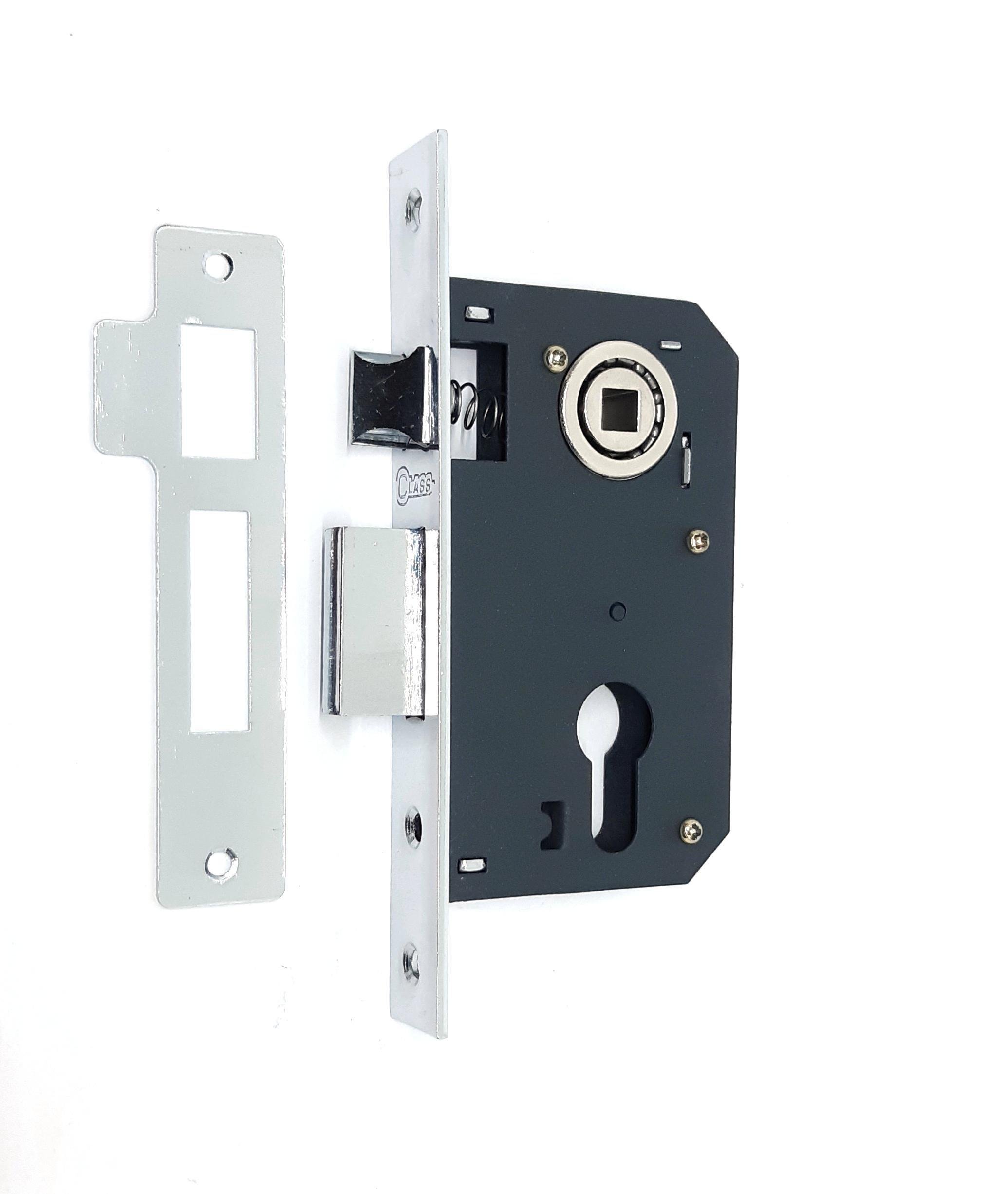 Корпус замка Class 9011SR CP суцільний ригель Нікель