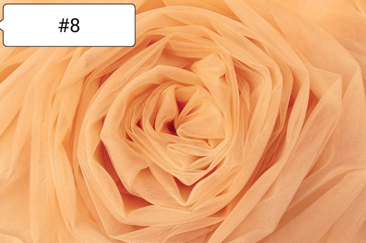 Ткань евросетка №8 Персиковый (1729683298)