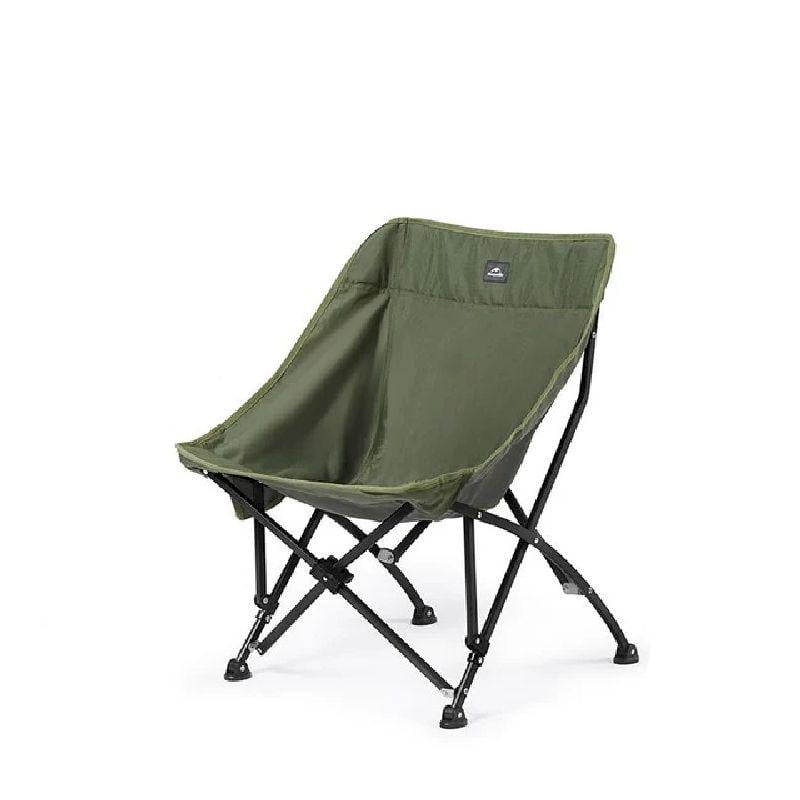 Стілець туристичний складаний зі спинкою Naturehike CNK23JU0001 64x62x70 см Dark Green (6976023929724)