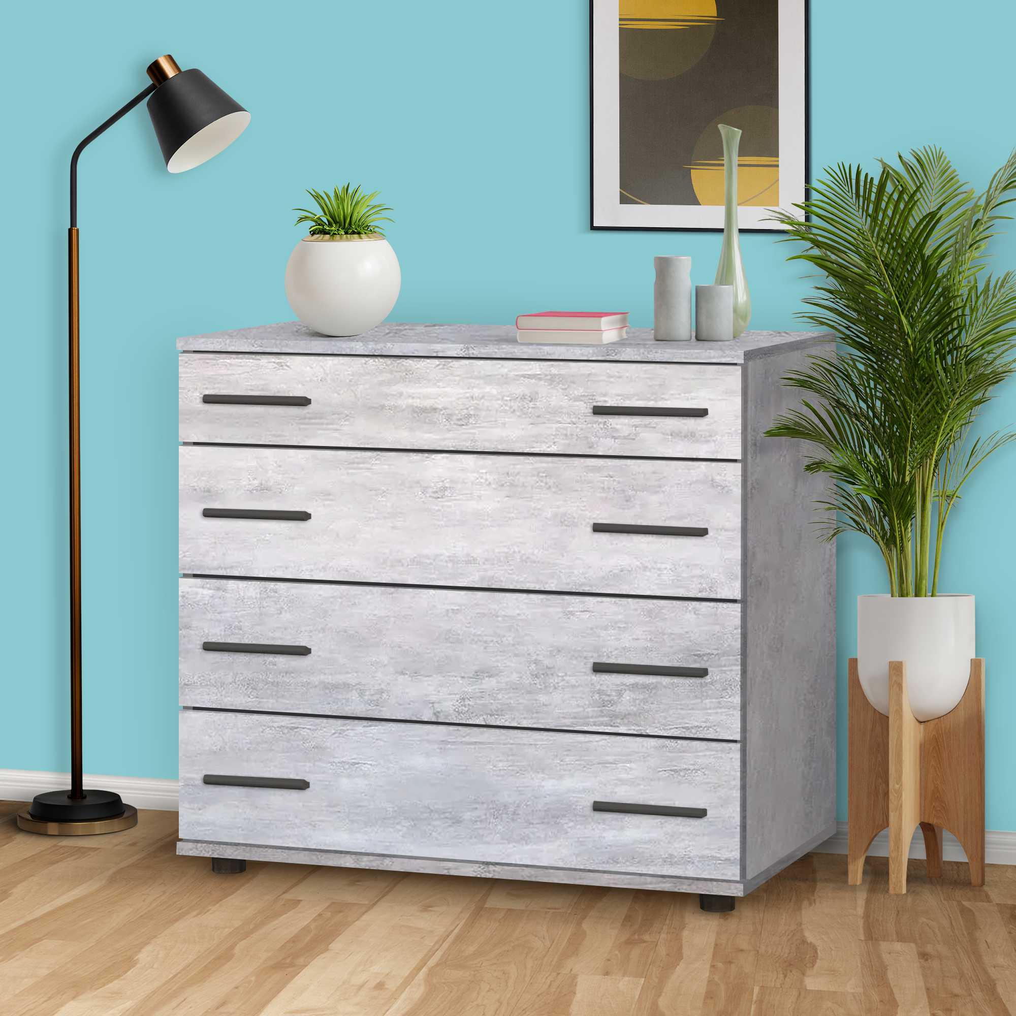 Комод з висувними шухлядами Бетон (О1а) - фото 2