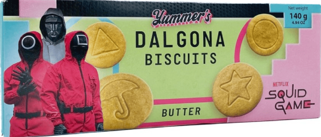 Печиво Yummer's Dalgona Biscuits Butter Squid Game 140 г (2676637865)