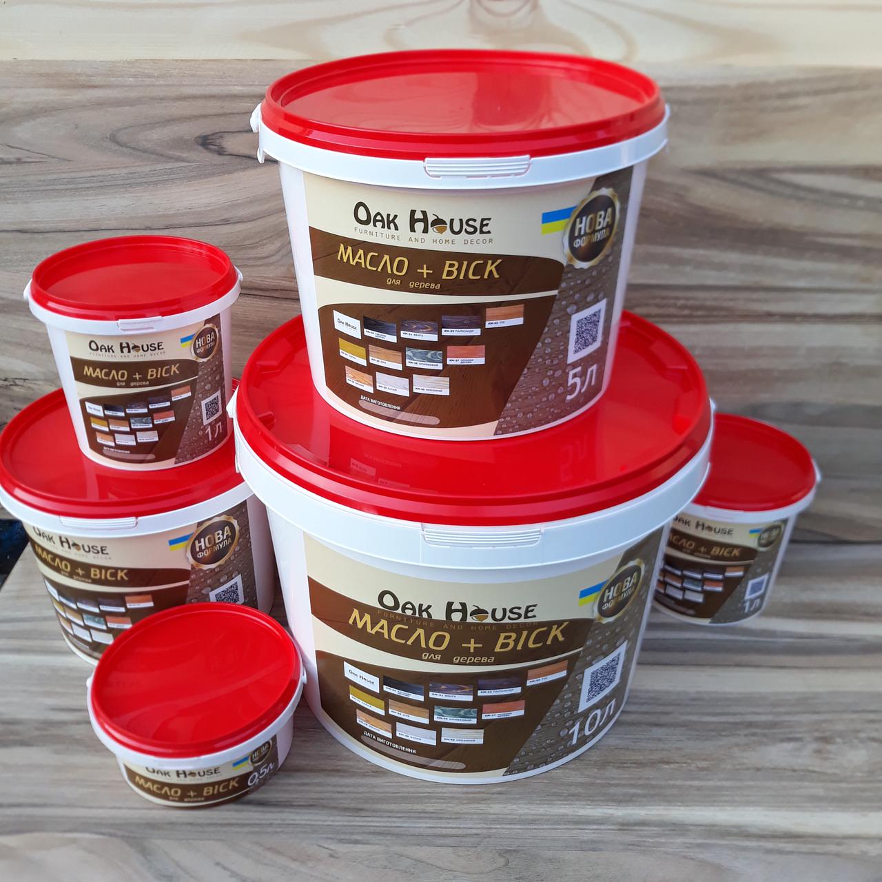 Олія з воском Oak house для дерева 5 л Сосна (643807489) - фото 3